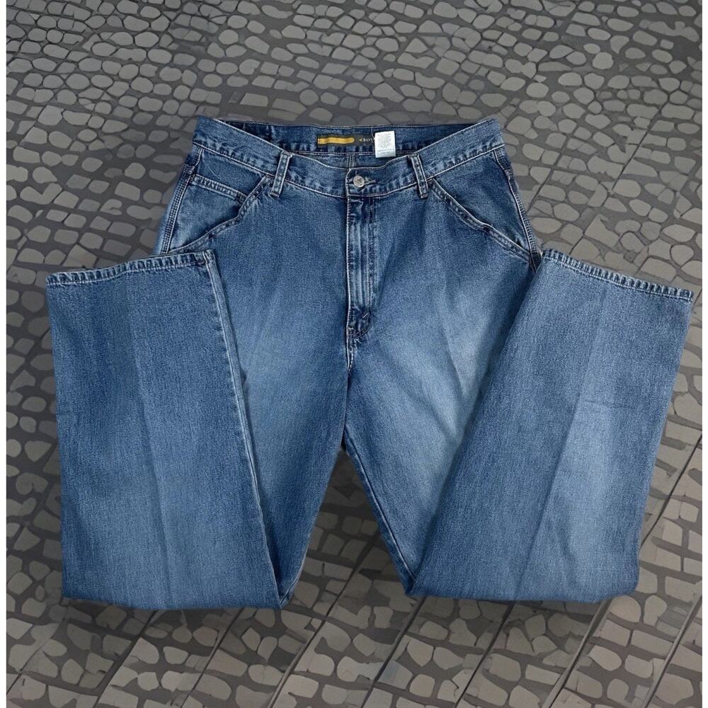 VTG Y2K Levi’s Silvertab Carpenter Fit Denim Blue Jeans Men’s Size 34x34 33x31.5
